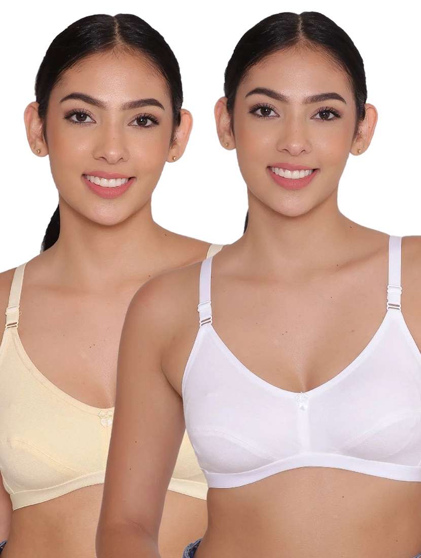 women pack of 2 cotton regular bra