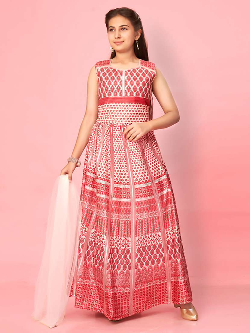 girls sweetheart neck lehenga choli with dupatta