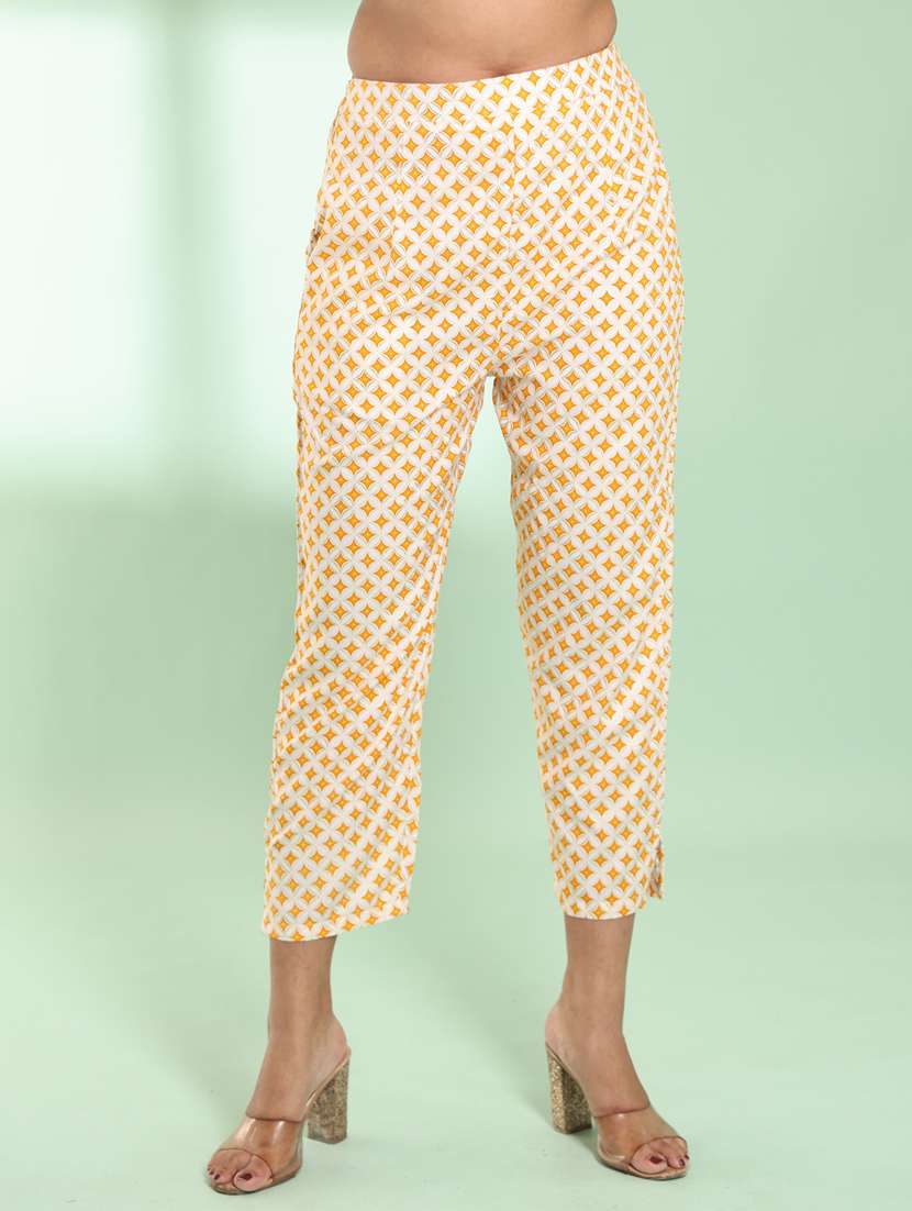 women mandarin neck kurta pant set - 21357918 -  Standard Image - 3