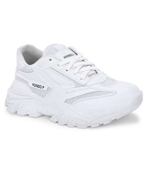 women white lace-up sneaker - 21359309 -  Standard Image - 0