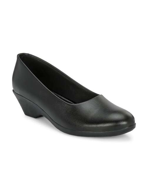 women black slip on formal shoe - 21359311 -  Standard Image - 0