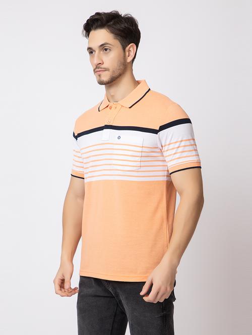 men striped polo t-shirt - 21359328 - Standard Image - 0