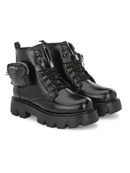 black high tops boots - 21359348 - Standard Image - 0