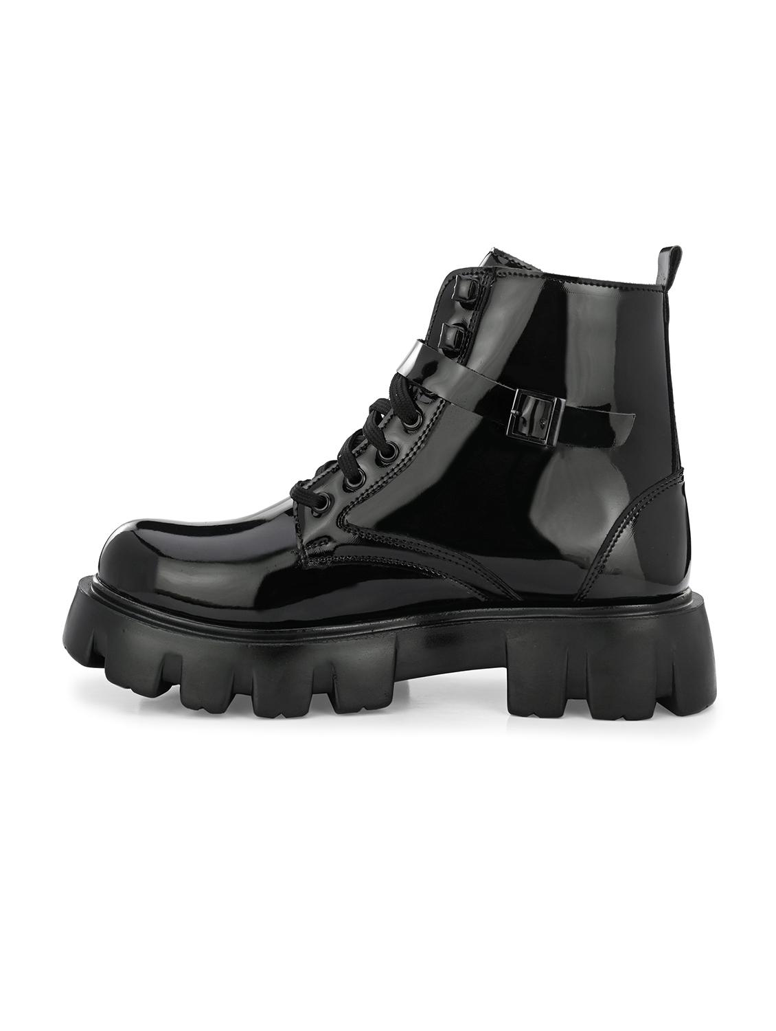 black high tops boots - 21359349 - Standard Image - 3