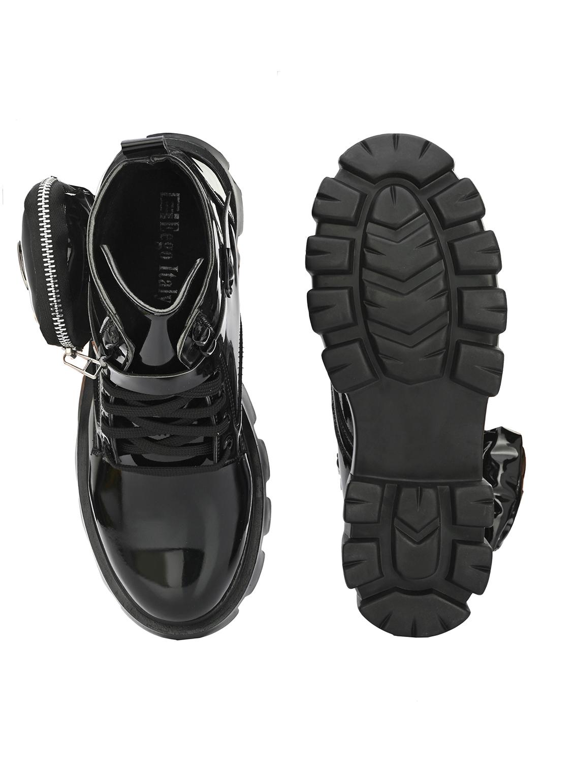 black high tops boots - 21359349 - Standard Image - 5