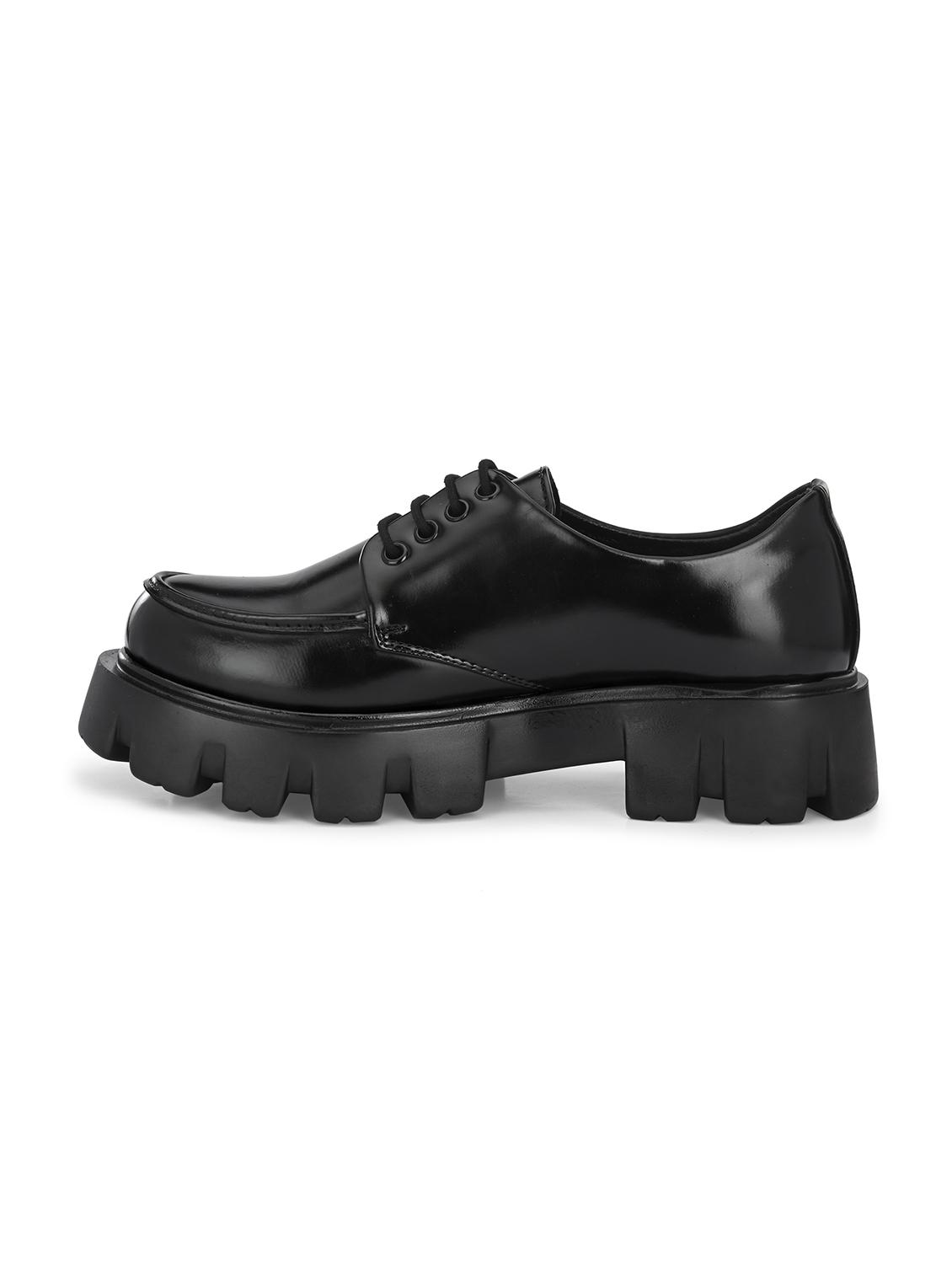 black lace up shoes - 21359350 - Standard Image - 3