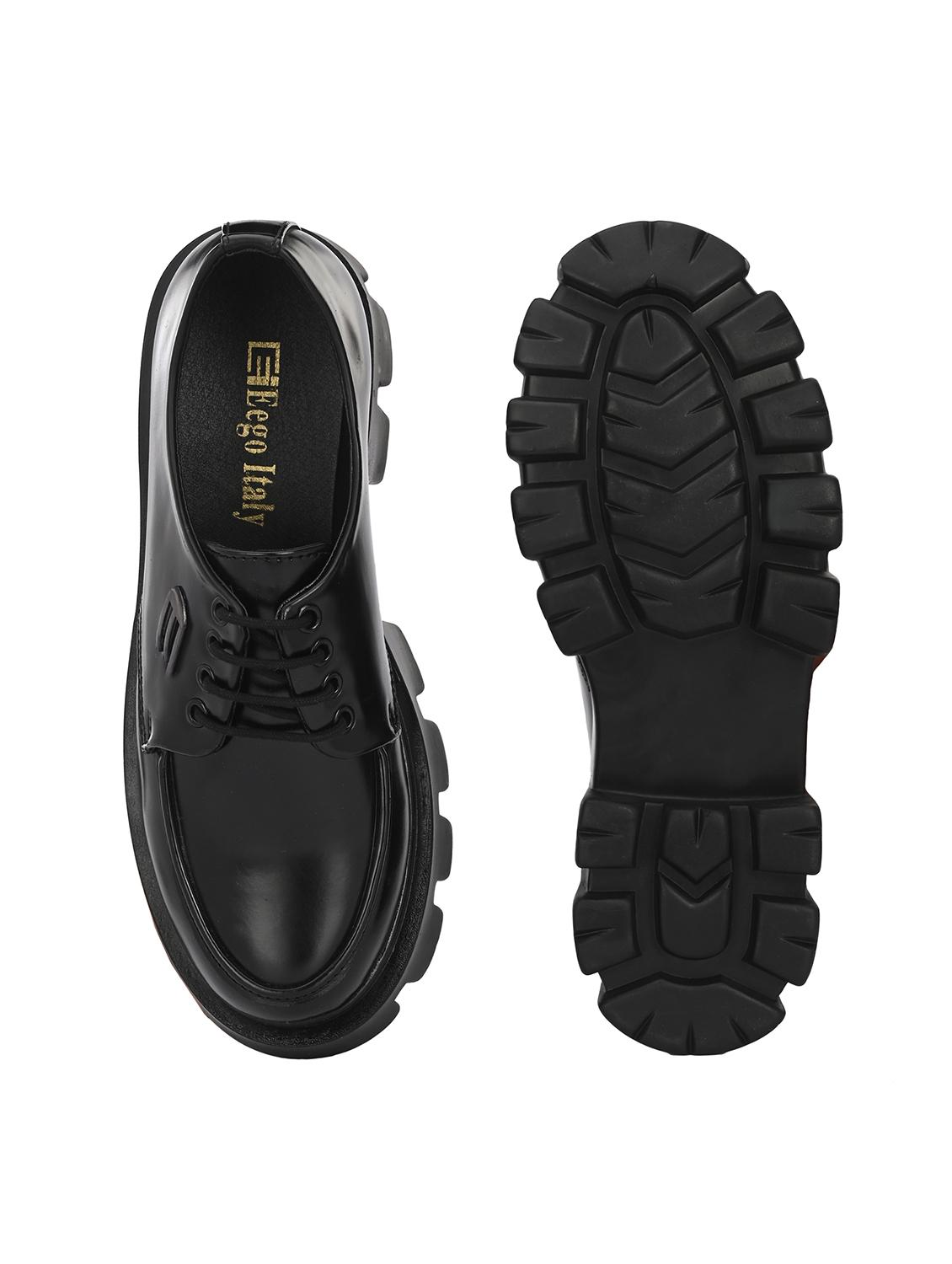 black lace up shoes - 21359350 - Standard Image - 5