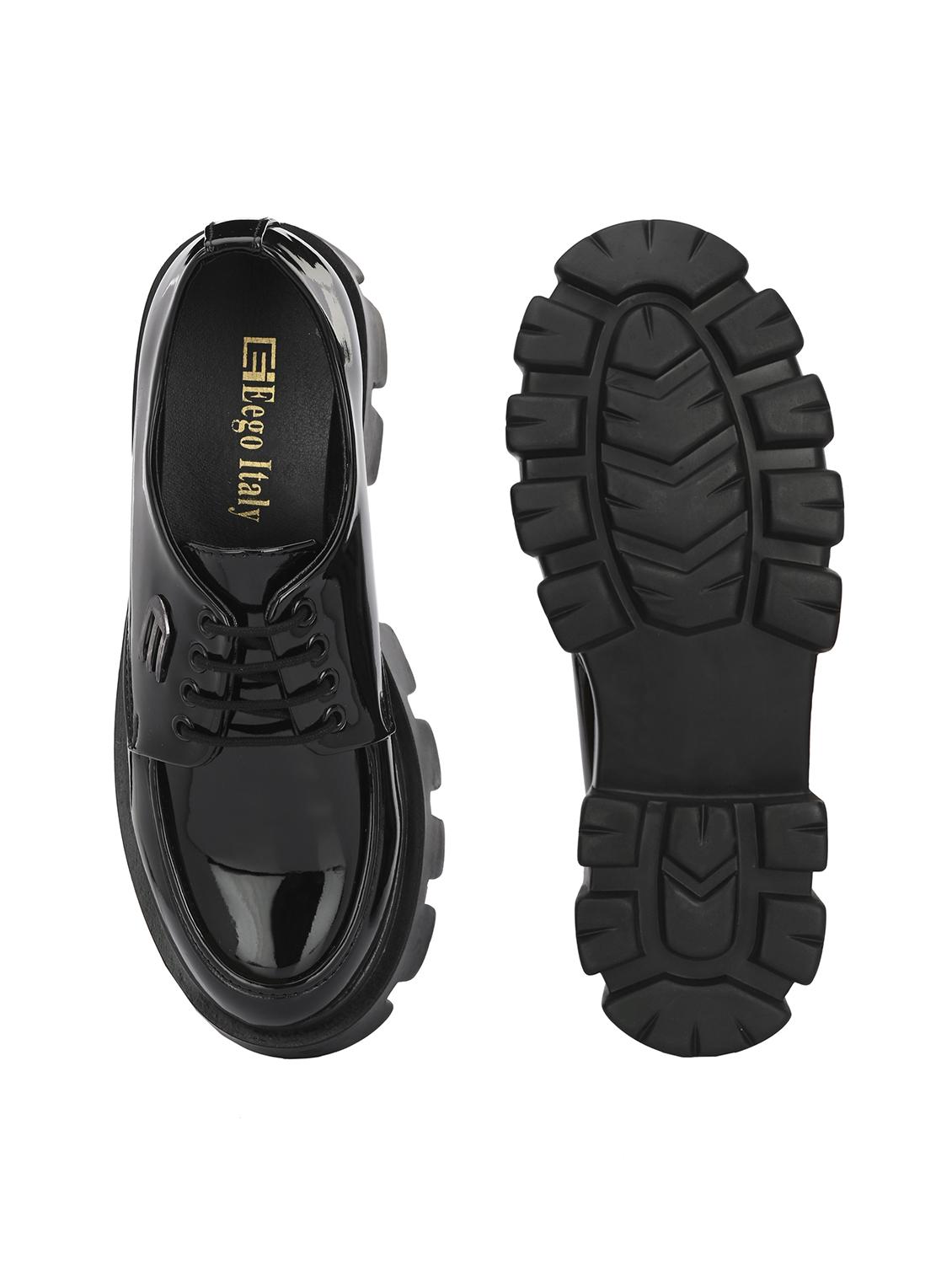 black lace up shoes - 21359351 - Standard Image - 5