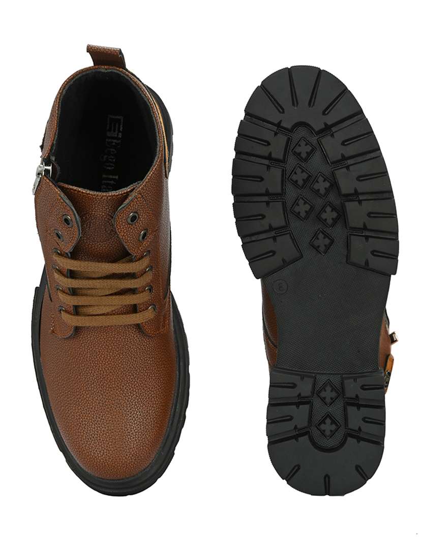 brown high tops boots - 21359353 -  Standard Image - 5