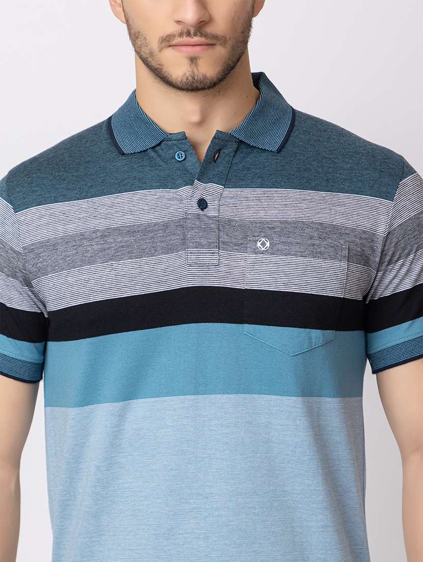 men striped polo t-shirt - 21359364 - Standard Image - 5
