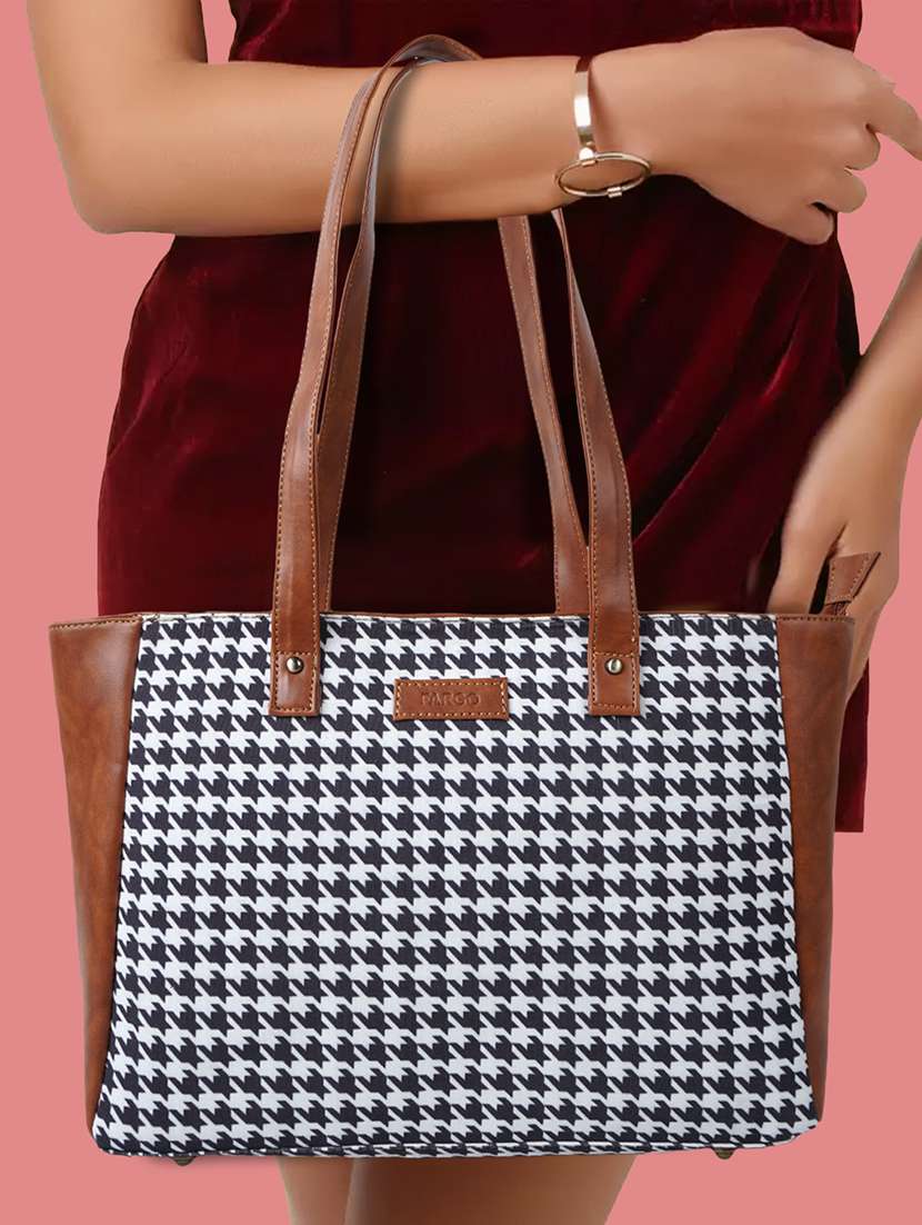 Women Printed Handbag With Laptop Pocket - 21359508 -  Standard Image - 3