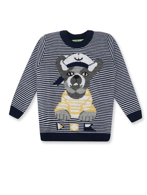 boys striped long sleeves sweater - 21360070 - Standard Image - 0