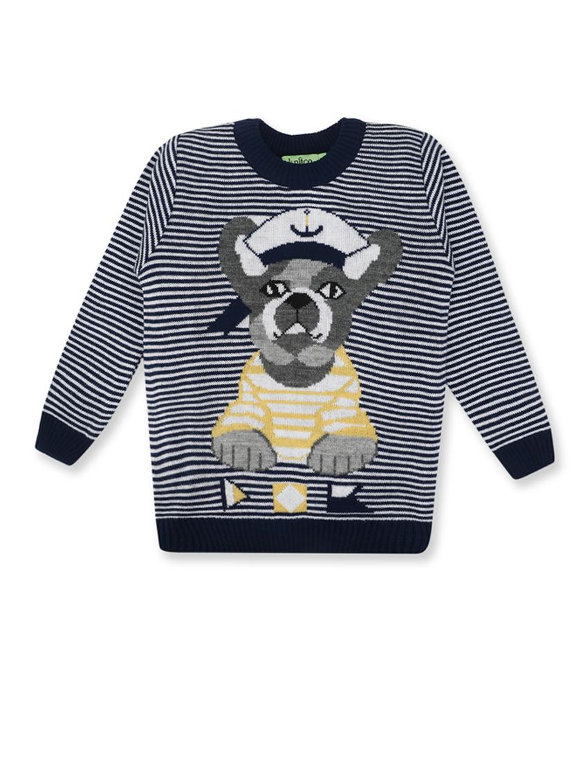 boys striped long sleeves sweater