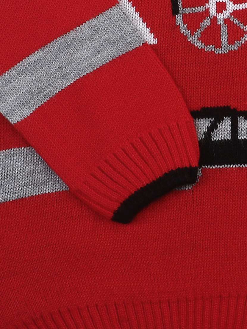 boys striped long sleeves sweater - 21360071 -  Standard Image - 3