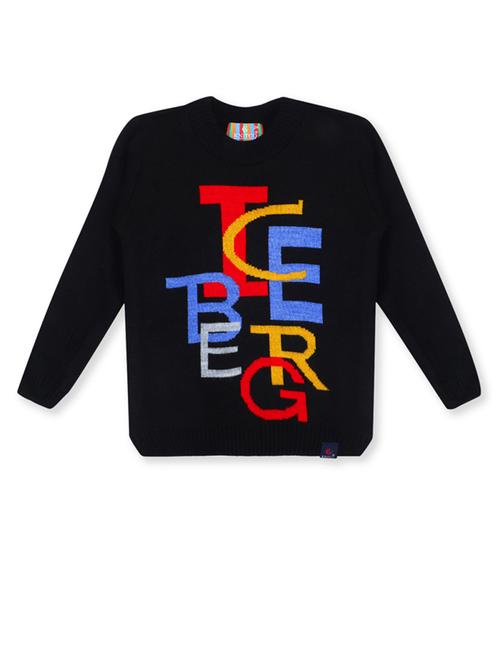 kids long sleeved typographic sweater - 21360085 - Standard Image - 0