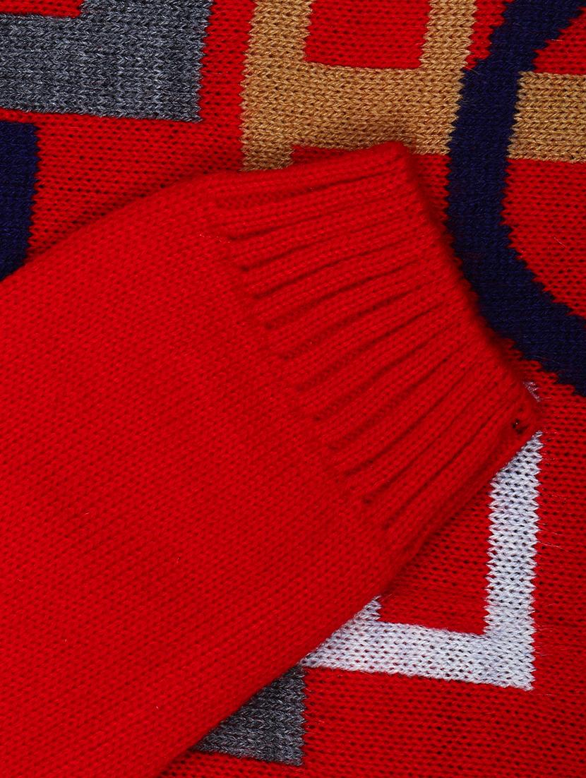 kids long sleeved self design sweater - 21360086 - Standard Image - 3