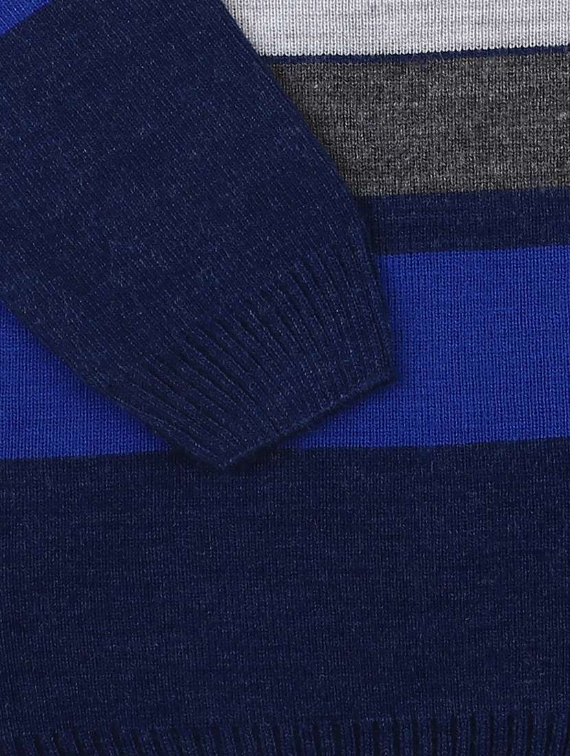boys striped long sleeves sweater - 21360107 -  Standard Image - 3