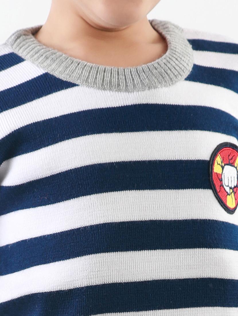 boys striped long sleeves sweater - 21360115 - Standard Image - 5