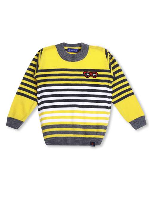 boys striped long sleeves sweater - 21360120 - Standard Image - 0
