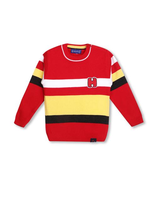 multi colored acrylic sweater - 21360122 - Standard Image - 0