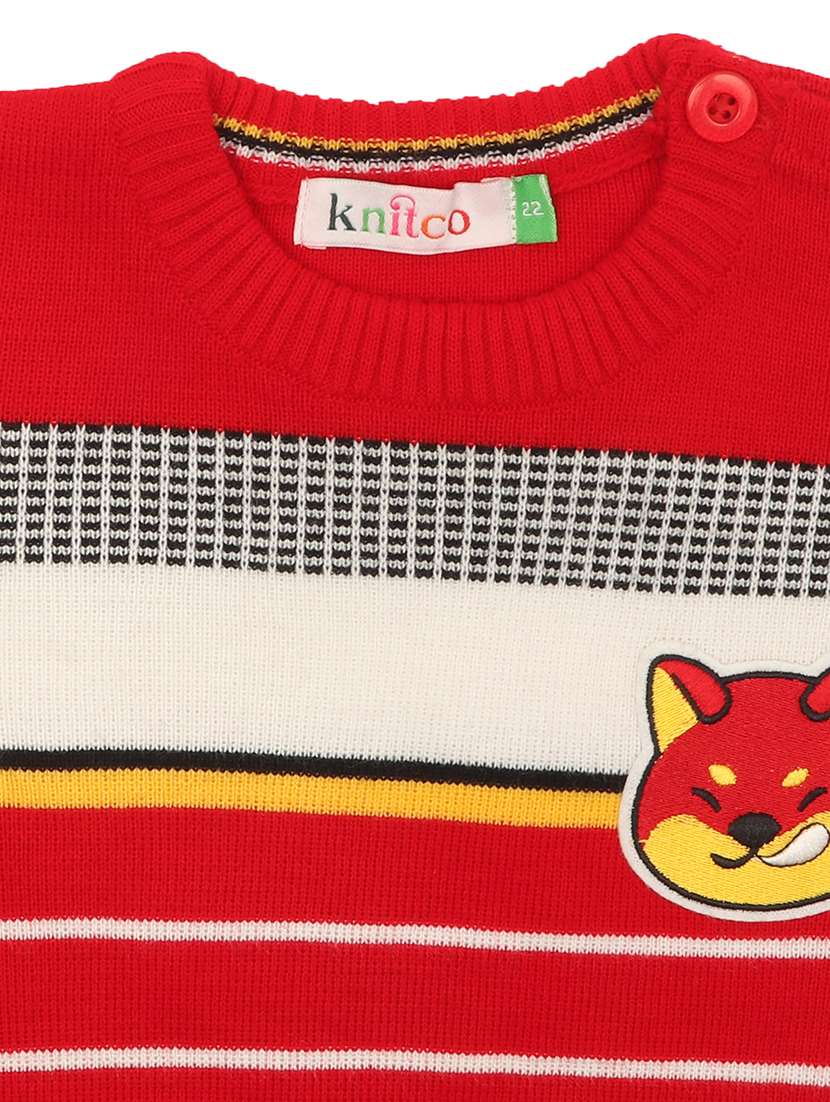 boys striped long sleeves sweater - 21360124 -  Standard Image - 3