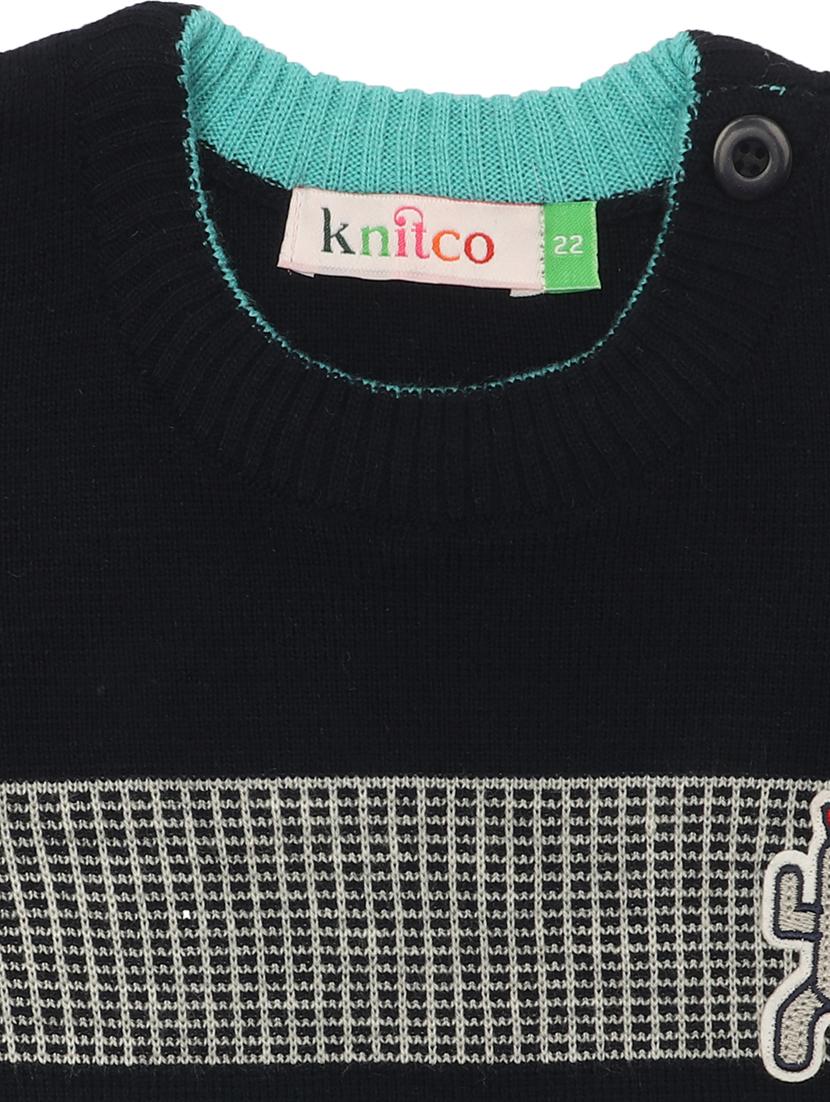 kids long sleeved striped sweater - 21360133 - Standard Image - 3