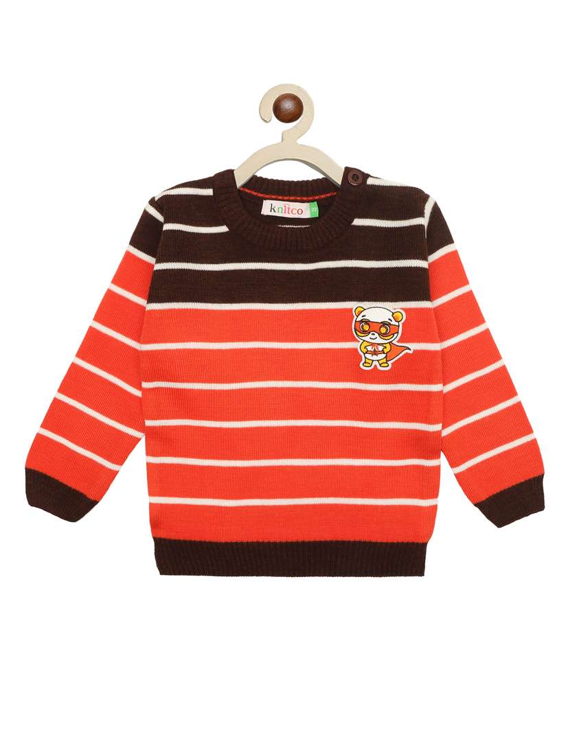 kids long sleeved striped sweater