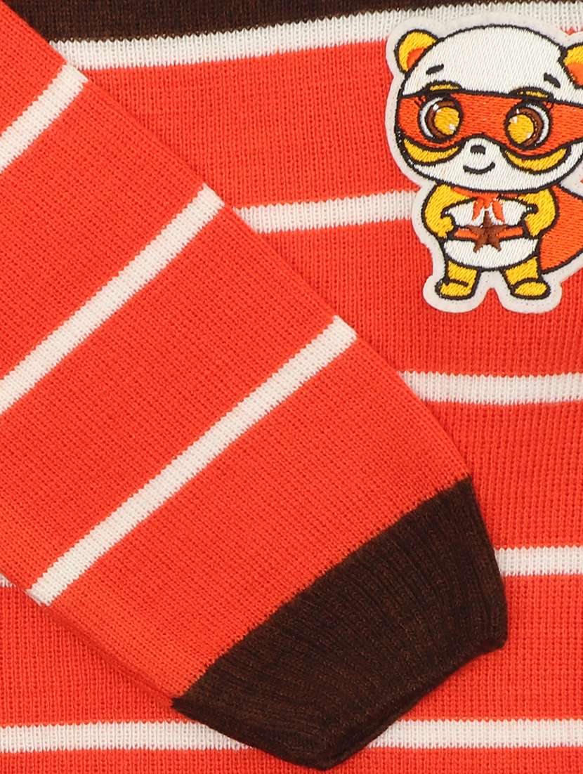 kids long sleeved striped sweater - 21360134 -  Standard Image - 3