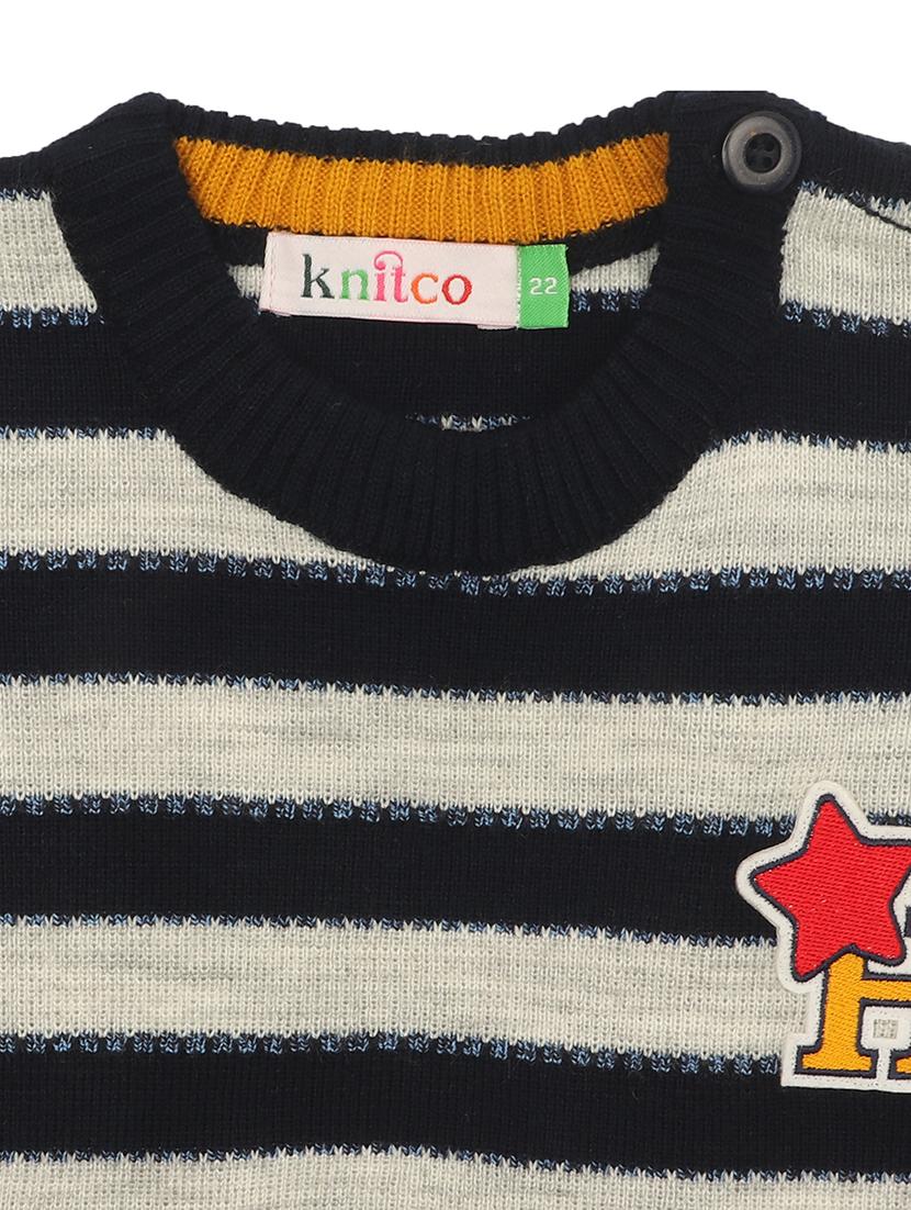 kids long sleeved striped sweater - 21360136 - Standard Image - 3