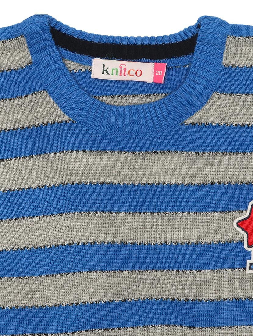 kids long sleeved striped sweater - 21360139 - Standard Image - 3