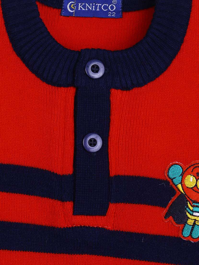 boys striped long sleeves sweater - 21360154 - Standard Image - 3