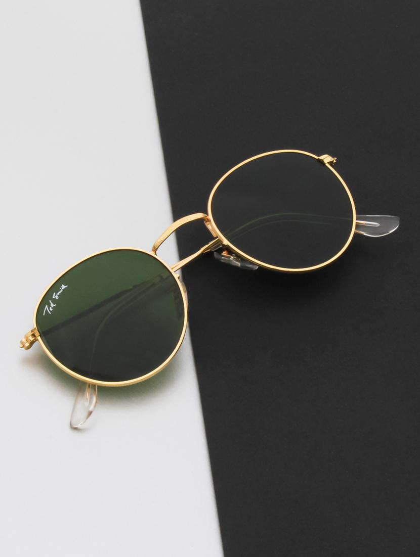 dark green round sunglasses - 21360193 - Zoom Image - 0