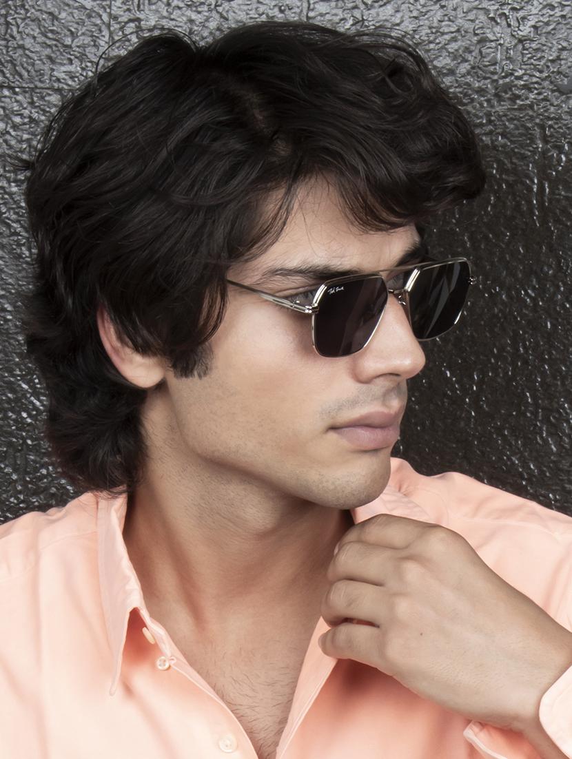 ted smith black aviator sunglasses - 21360196 - Standard Image - 5