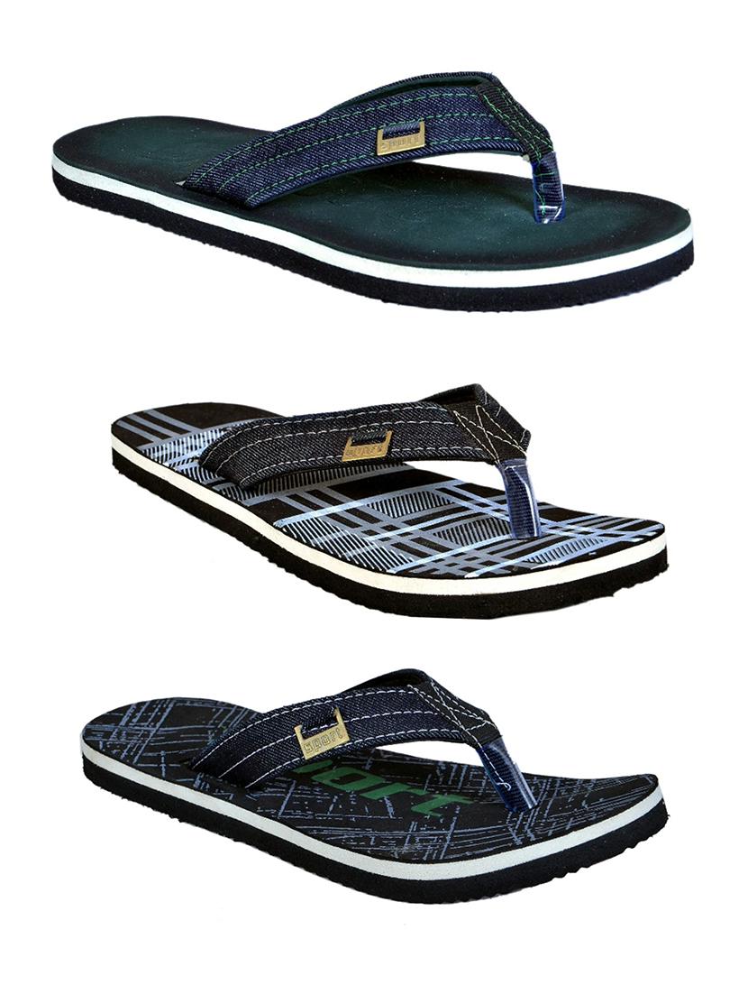 men pack of 3 slip on flip flops - 21364913 -  Zoom Image - 0
