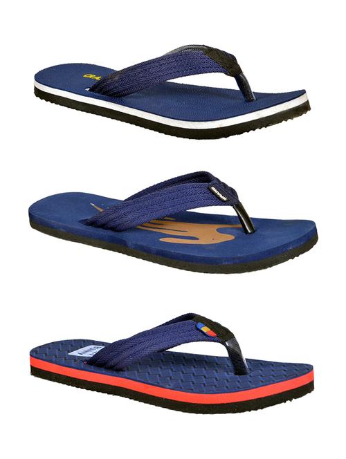 men pack of 3 slip on flip flops - 21364921 -  Standard Image - 0