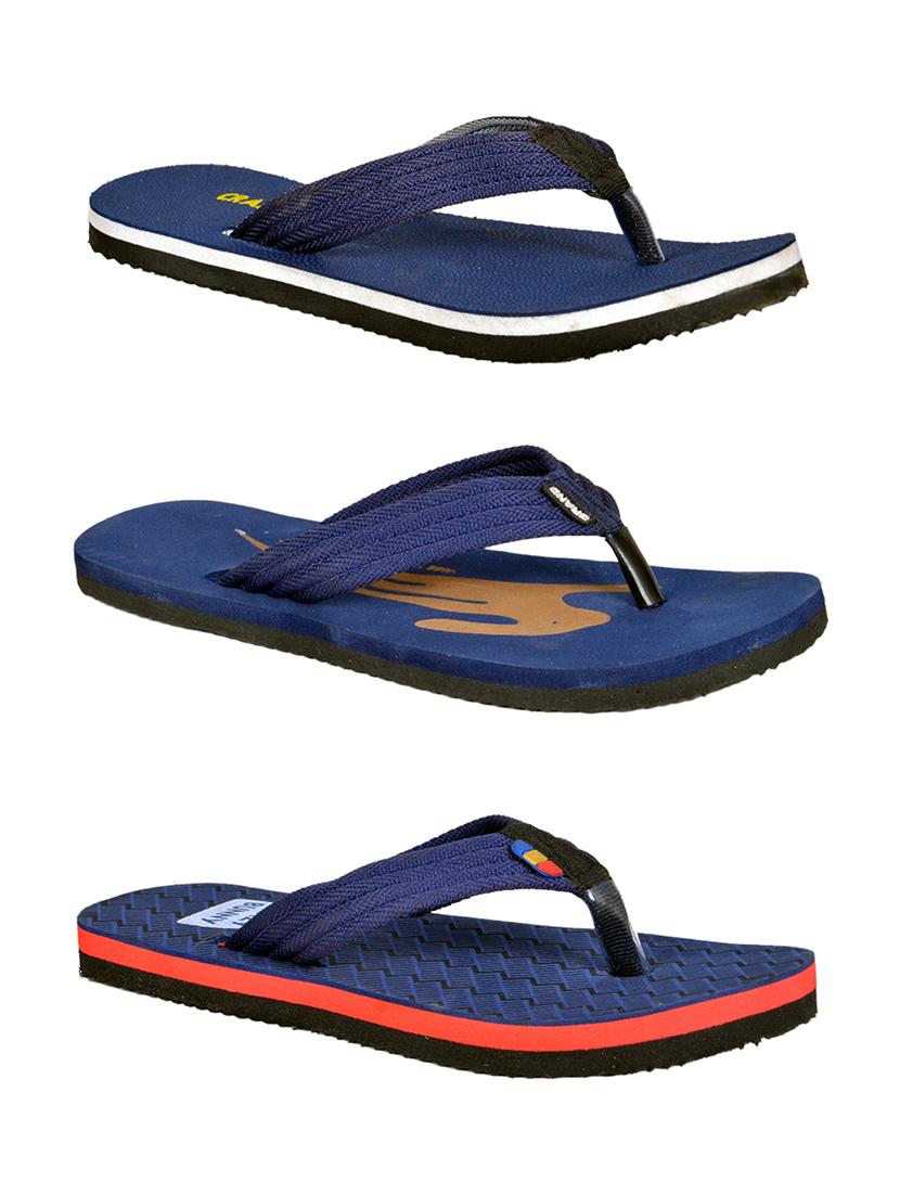 men pack of 3 slip on flip flops - 21364921 -  Zoom Image - 0