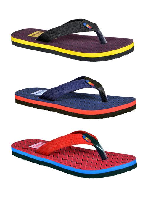 men pack of 3 slip on flip flops - 21364925 -  Standard Image - 0