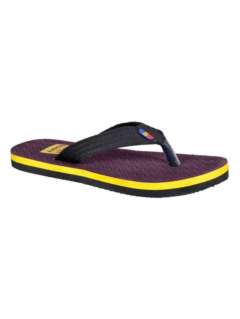 men purple slip on flip flop - 21364936 -  Zoom Image - 0