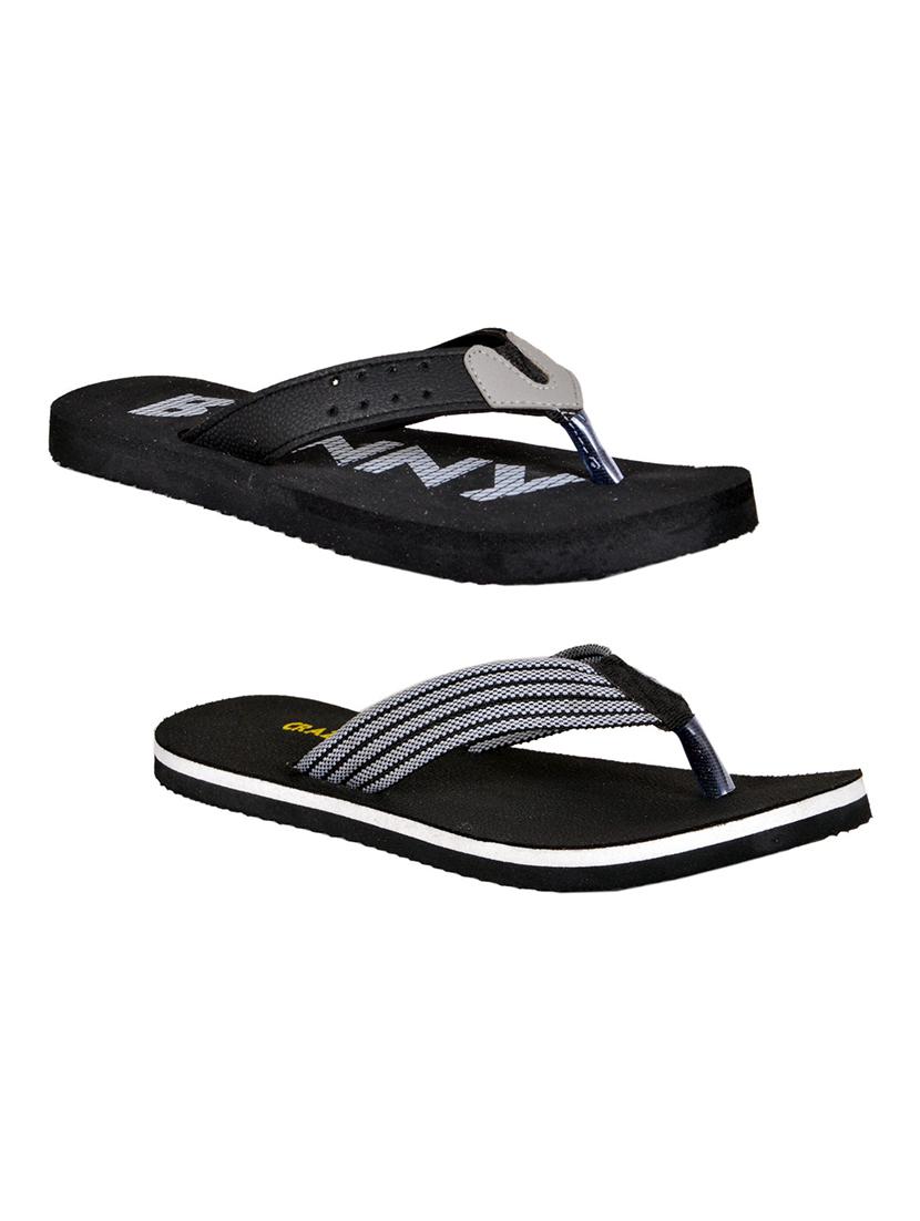 men pack of 2 slip on flip flops - 21364945 - Zoom Image - 0