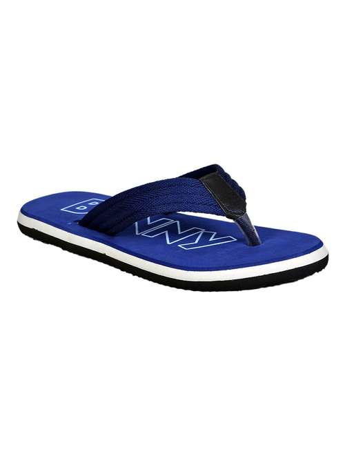 men blue slip on flip flop - 21364967 - Standard Image - 0