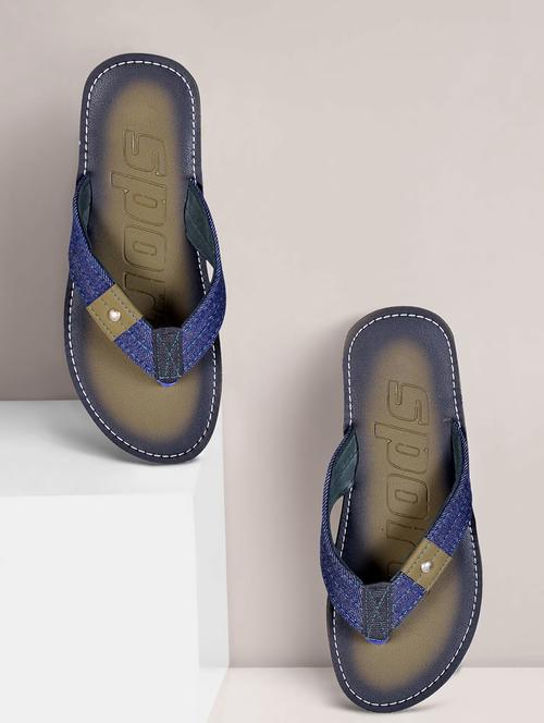 men olive slip on flip flop - 21364985 - Standard Image - 0