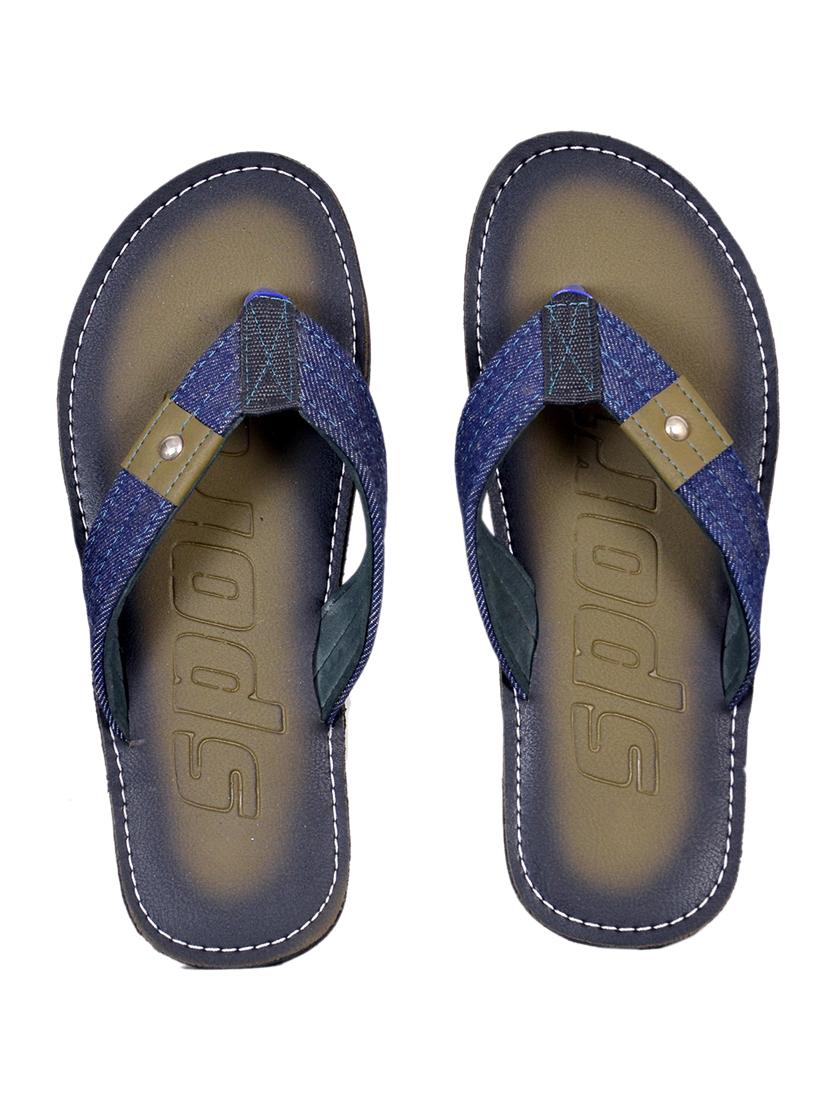 men olive slip on flip flop - 21364985 - Standard Image - 3