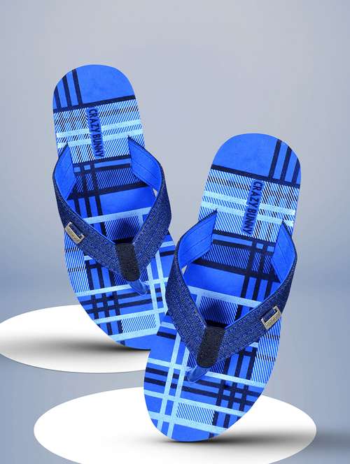 men blue slip on flip flop - 21364991 -  Standard Image - 0