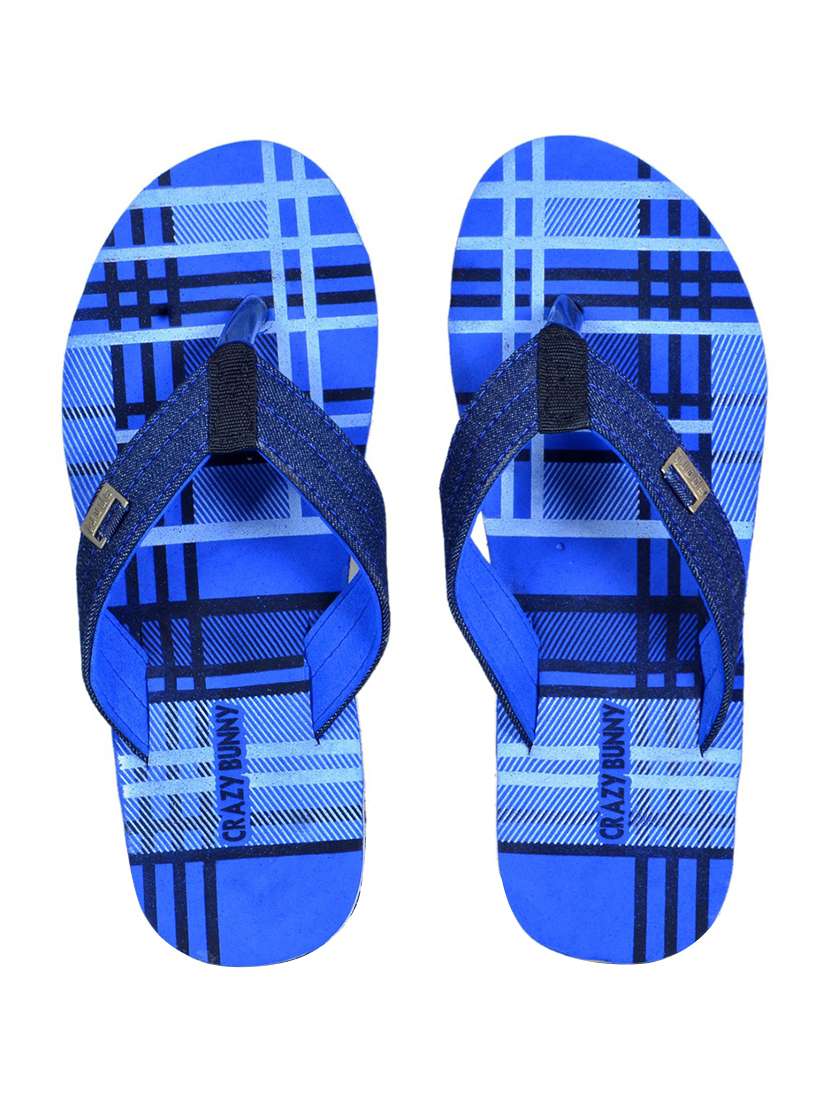 men blue slip on flip flop - 21364991 -  Standard Image - 3