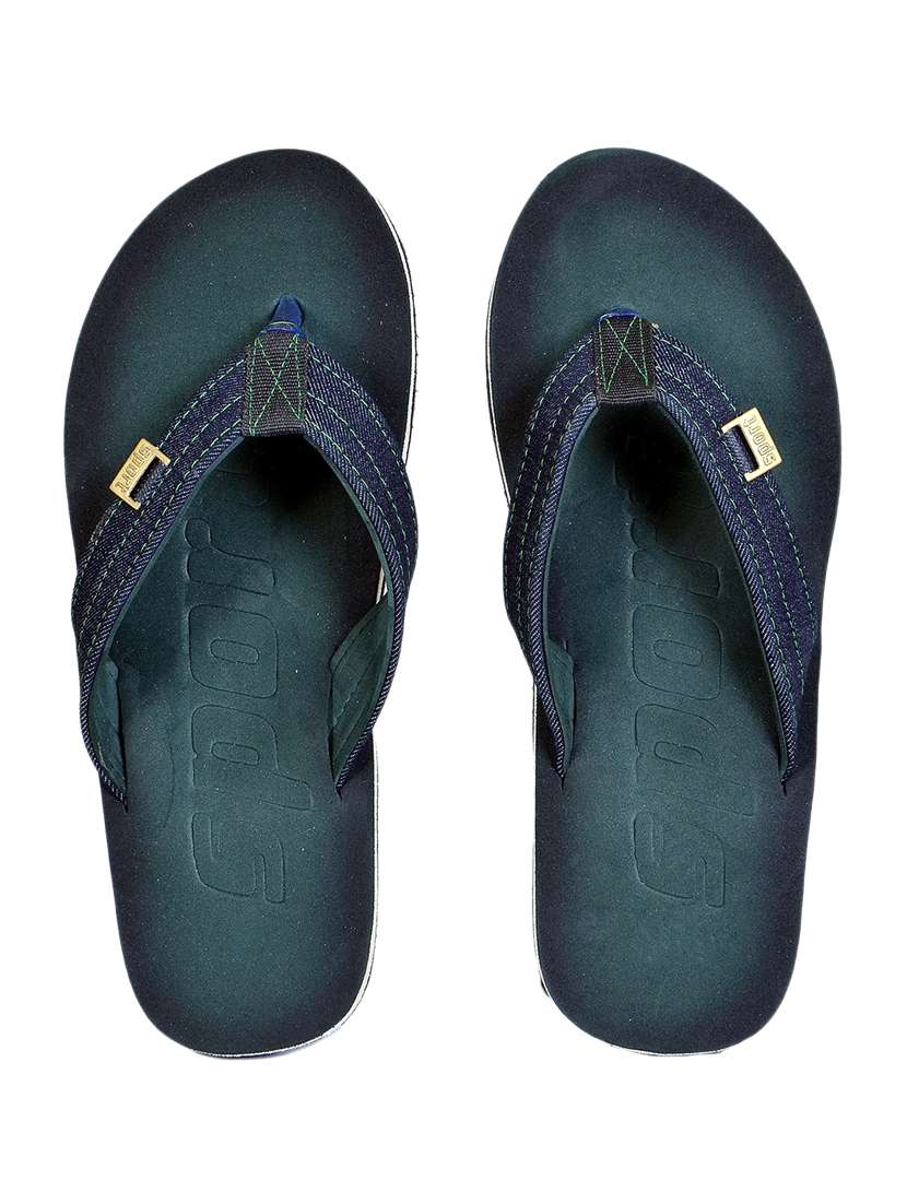 men green slip on flip flop - 21364994 -  Standard Image - 3