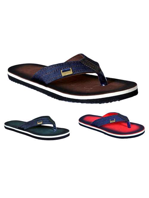 men pack of 3 slip on flip flops - 21365010 - Standard Image - 0