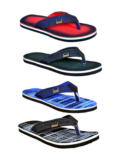 men pack of 4 slip on flip flops - 21365023 -  Standard Image - 0