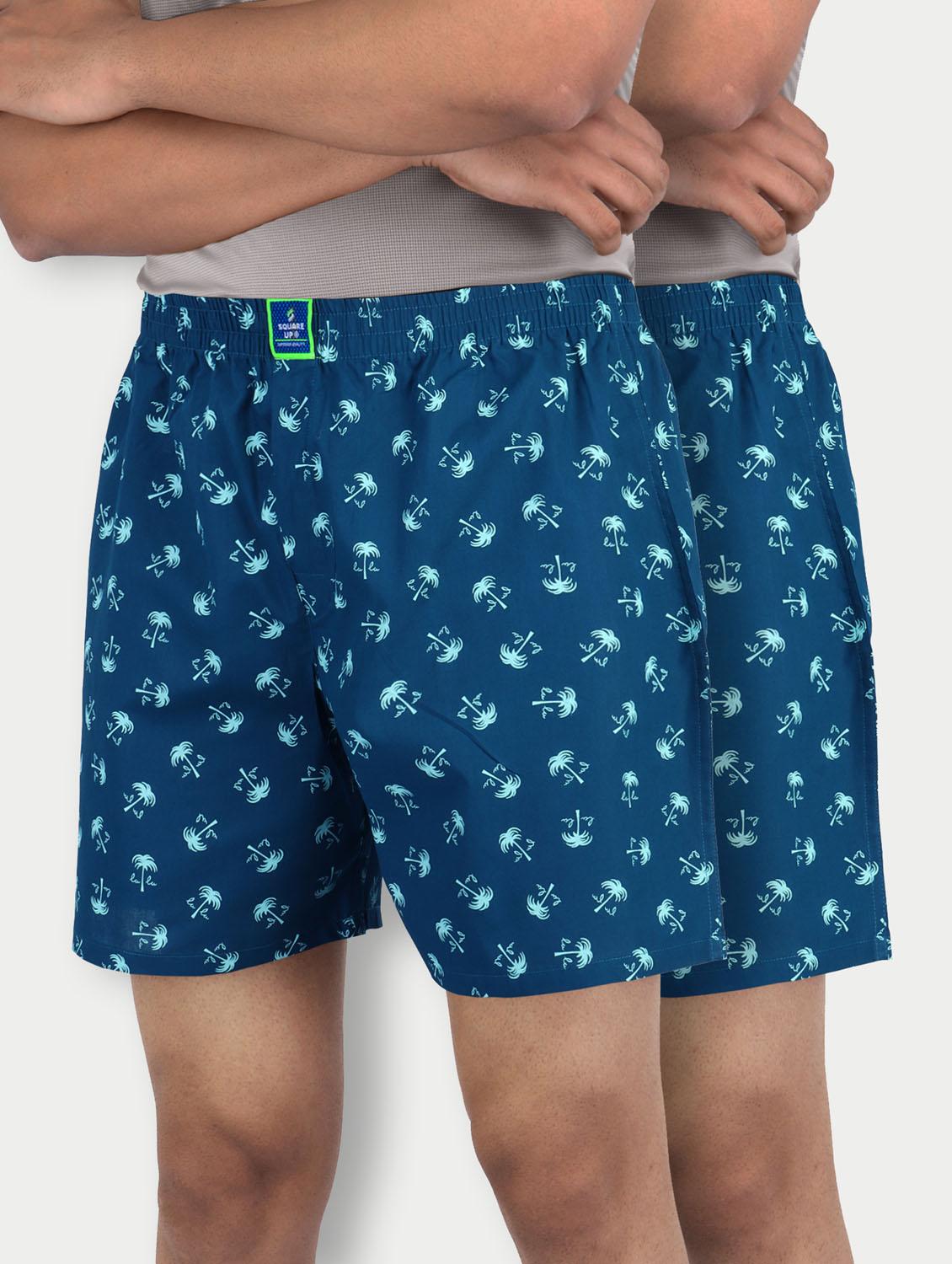 pack of 2 printed mid rise boxers  - 21365078 -  Zoom Image - 0