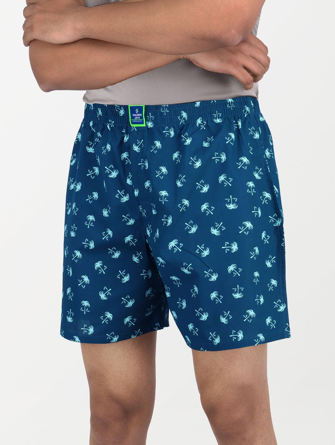 men's printed mid rise boxers - 21365079 -  Zoom Image - 0