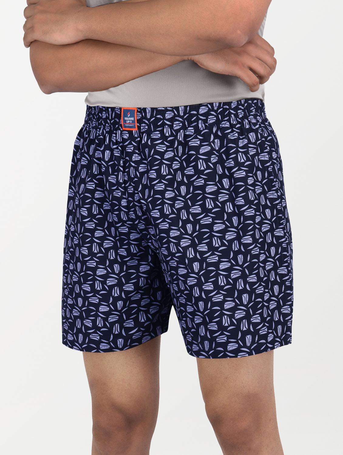men's printed mid rise boxers - 21365120 -  Zoom Image - 0